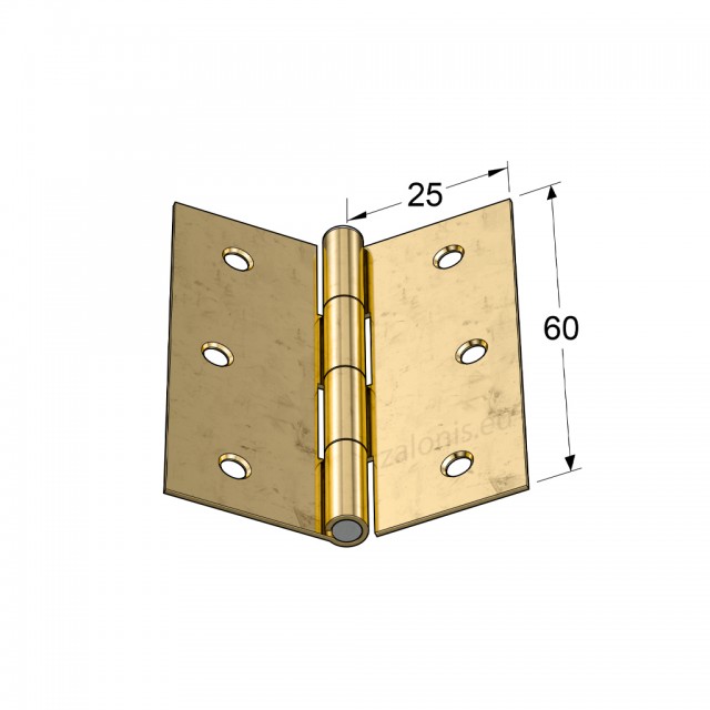 STEEL FLAT HINGE 60x50 ITALY